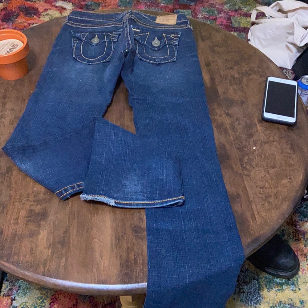 True Religion, Becky big t, size 25 jeans. Bootcut